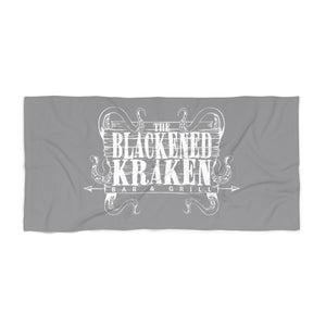 Blackened Kraken Beach Towel
